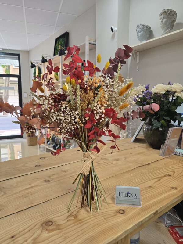 Taller RAMO OTOÑAL DE FLORES PRESERVADAS