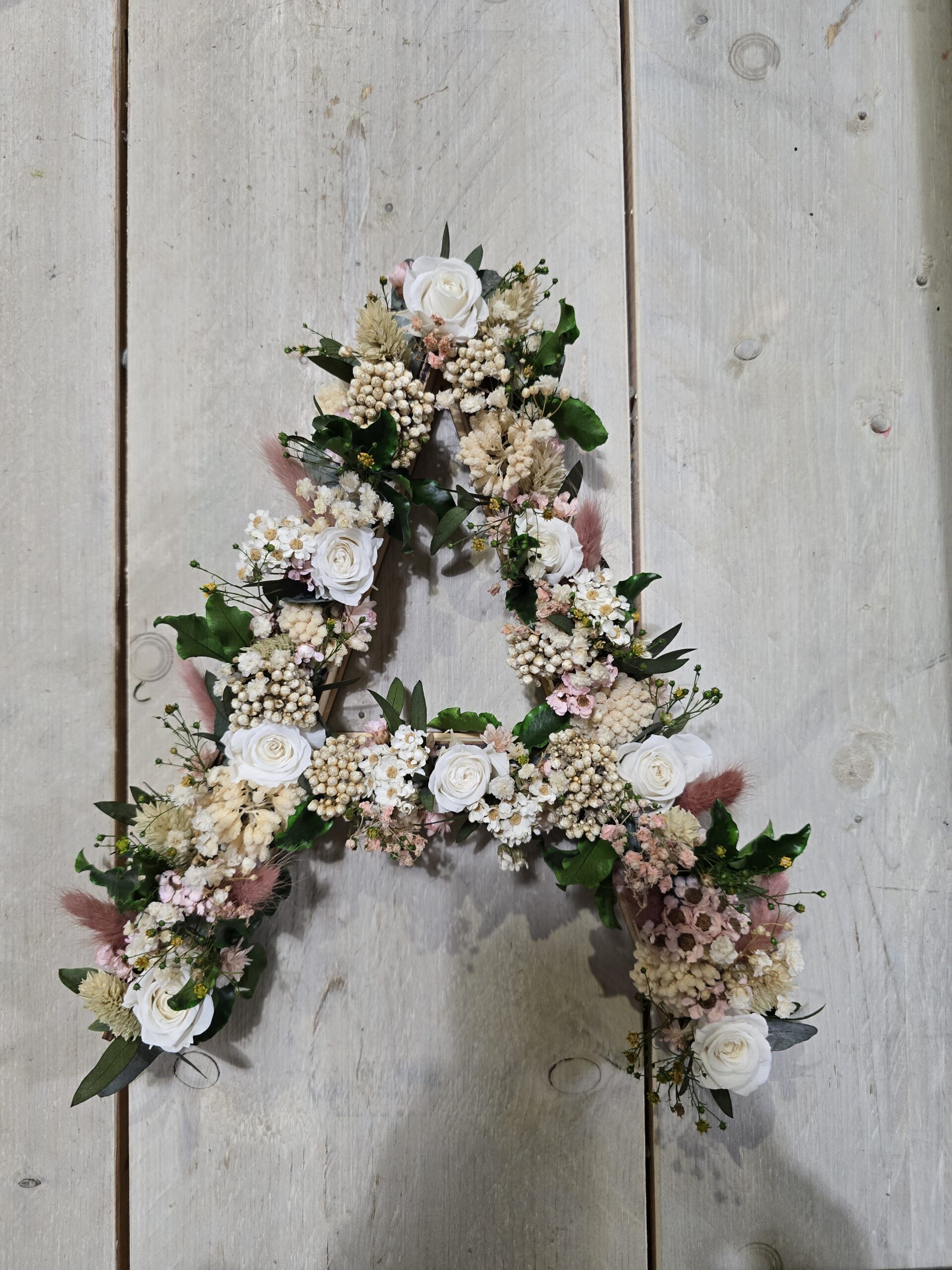 Taller LETRA DE FLORES PRESERVADAS