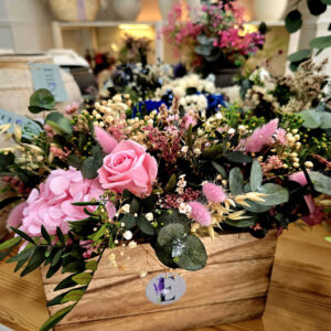 Taller CENTRO DE FLORES PRESERVADAS