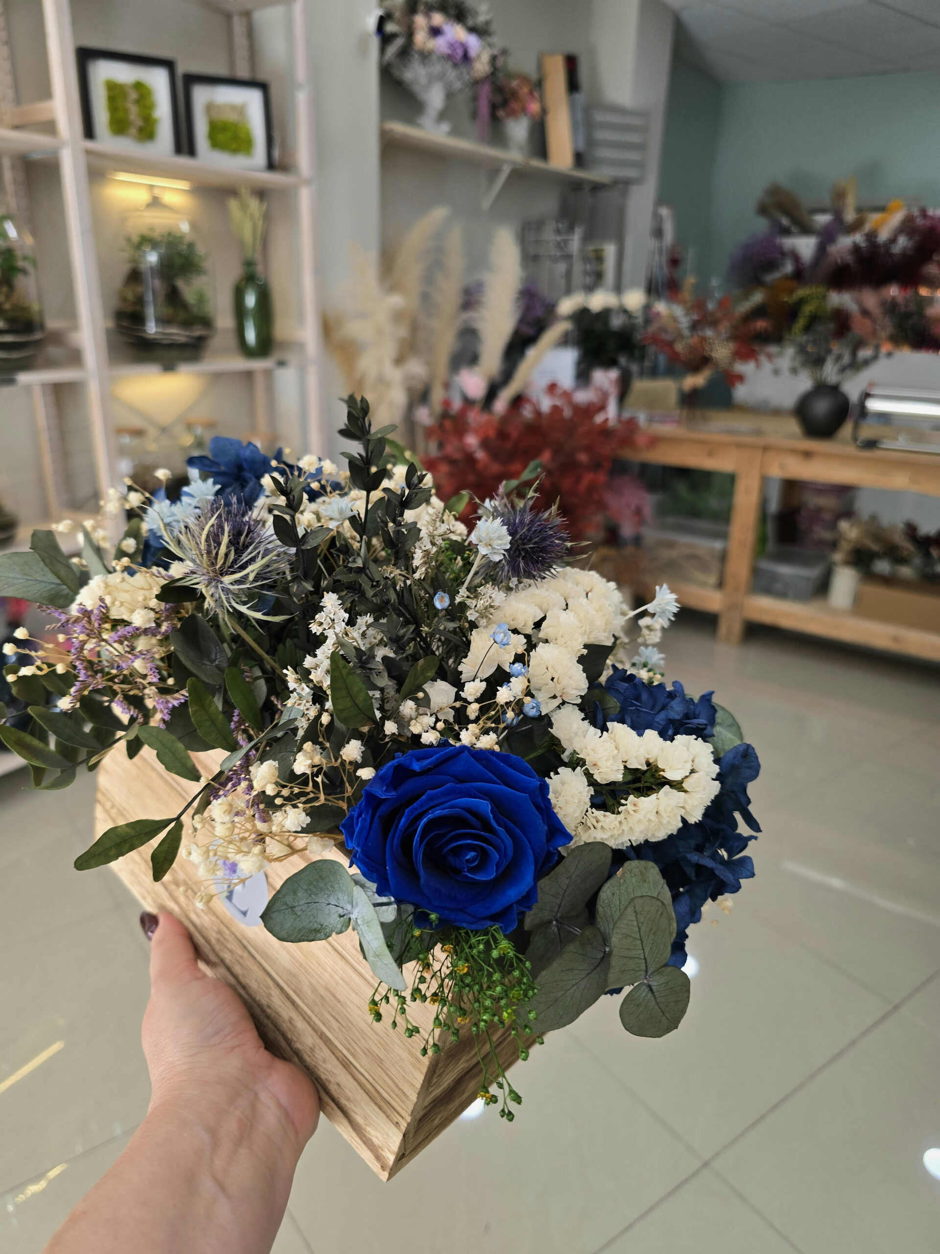 Taller CENTRO DE FLORES PRESERVADAS - Imagen 4