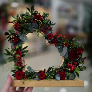 Taller LETRA O CORAZÓN DE FLORES PRESERVADAS